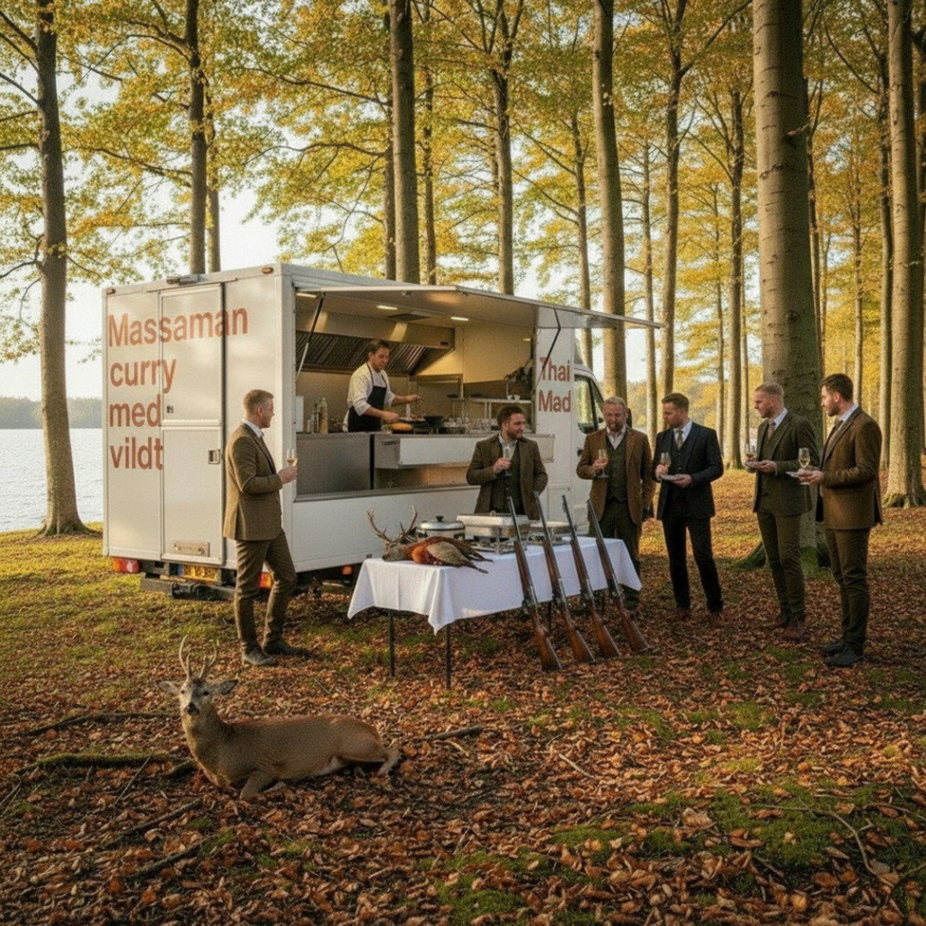 Nak og æd Nak og æd - Ta ud i skoven og skyd et vildt og foodtrucken tilbereder sammen med jer.