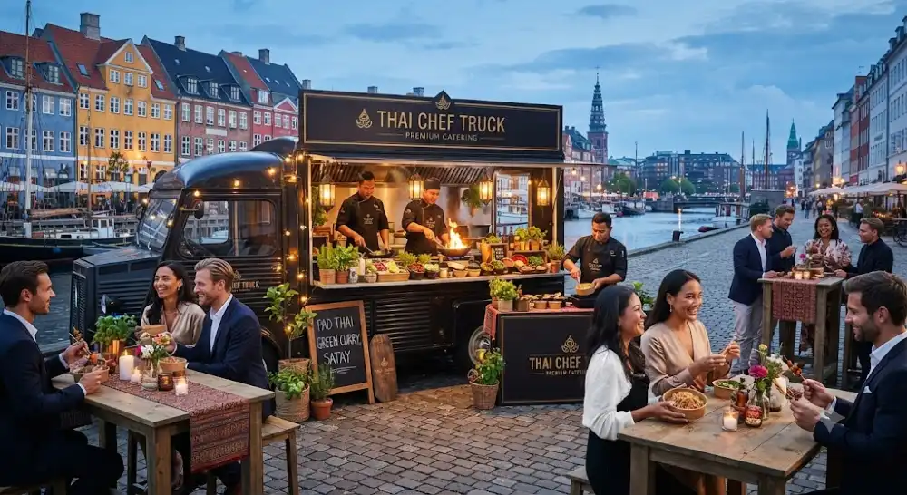 Få det bedste catering københavn med Thai Chef Truck